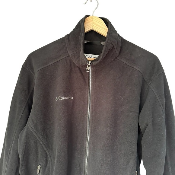 Columbia Men's Interchange Black Fleece Long Sleeve Full Zip Jacket, Medium - Picture 3 of 9